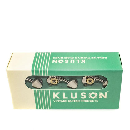 Kluson MVV3N 3&3 Open Back Tuners Nickel