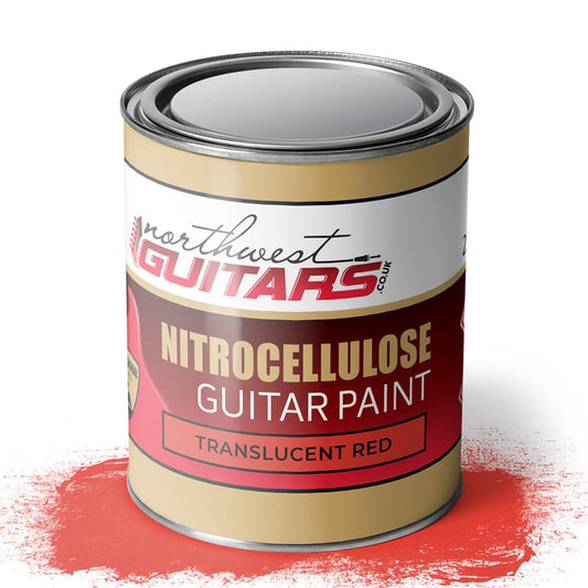Translucent Red Nitrocellulose Guitar Paint / Lacquer 250ml
