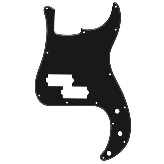 Precision Bass Compatible Scratchplate - Black 1-ply