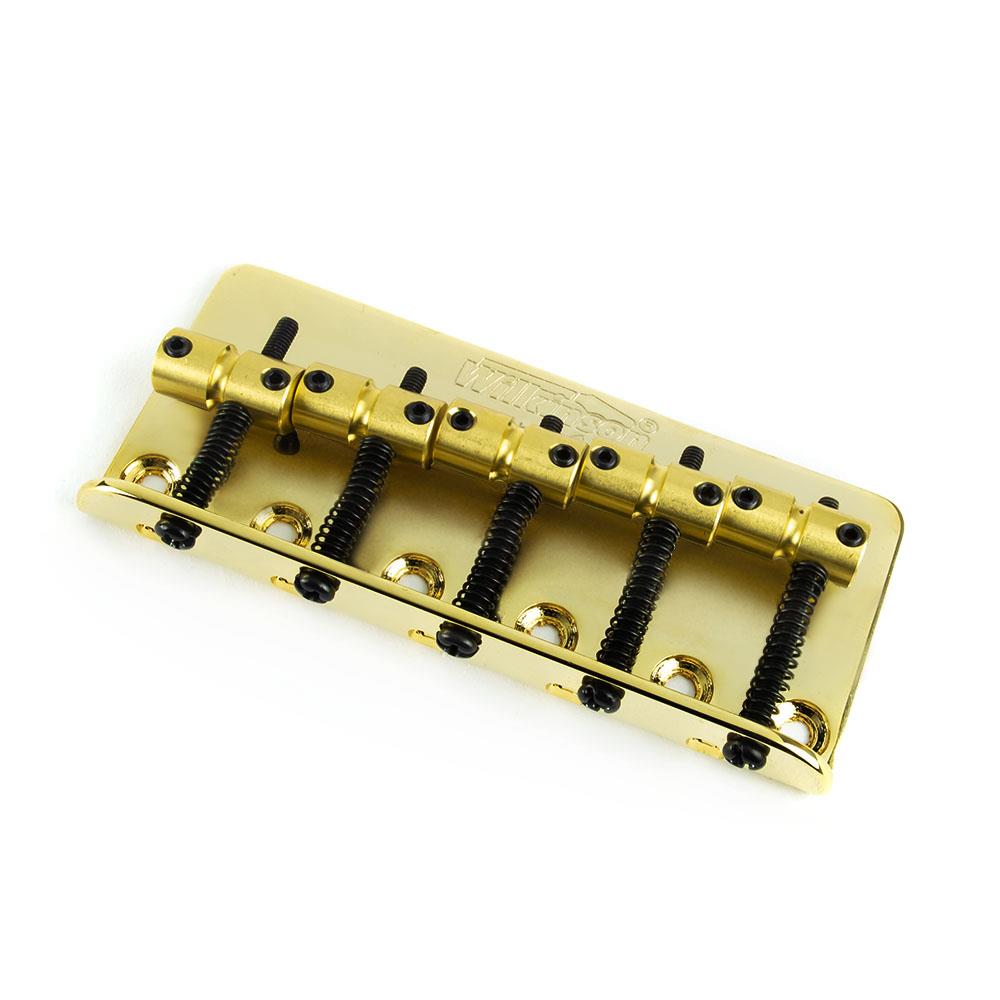 Wilkinson WBBC 5 String Bass Bridge - Brass Saddles