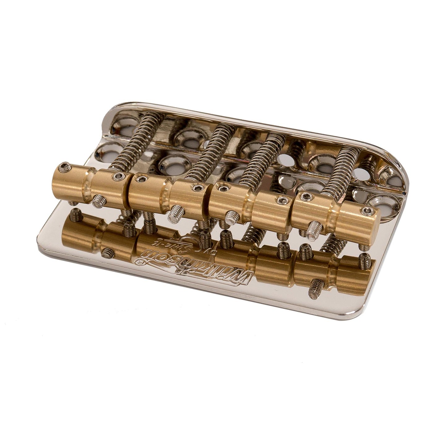 Wilkinson WBBC Bass Guitar Bridge - Brass Saddles