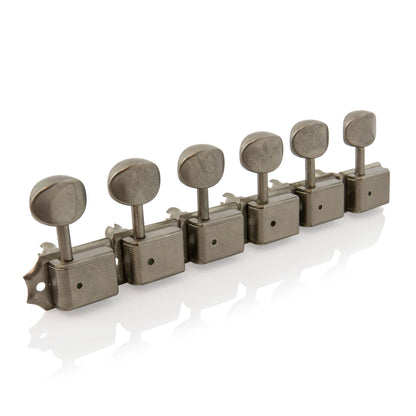 Gotoh Vintage Staggered Machine Heads - Master Relic Series - Aged Nickel