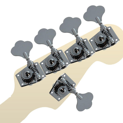 Set of 5 Bass Tuners Machine Heads 4 + 1 for Left Handed Bass
